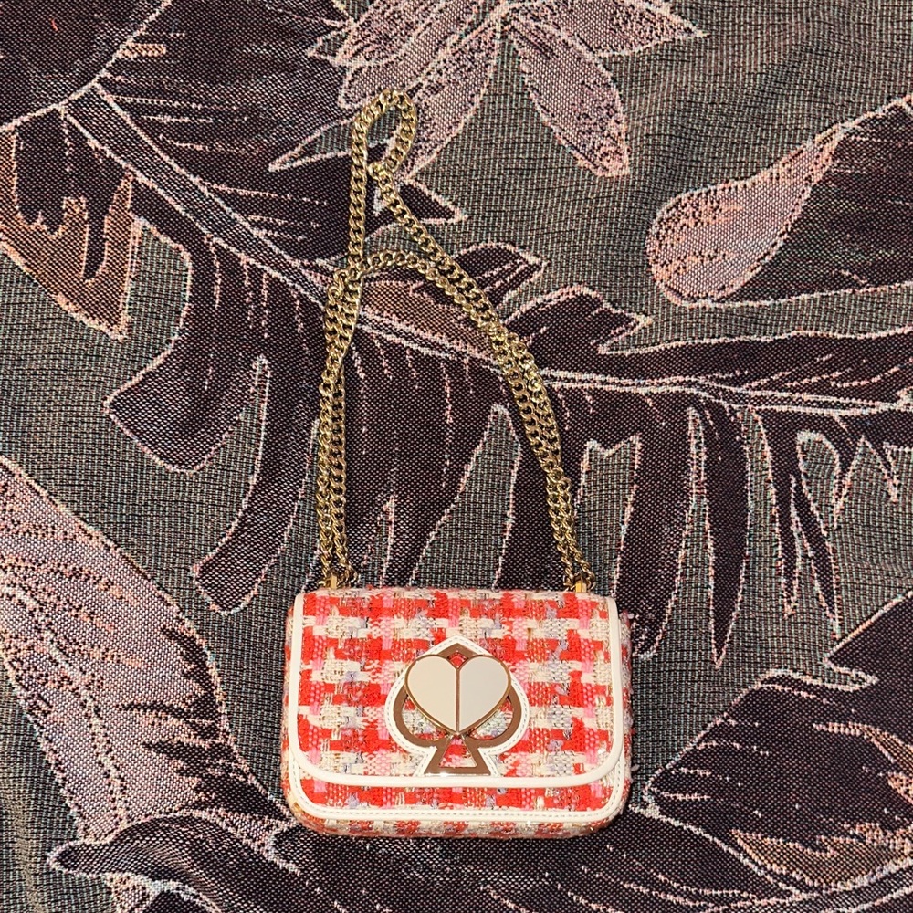 Kate Spade Nicola Tweed Mini Bag